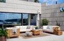 Skargaarden Skanör 3 seter sofa Teak 231 x 90 cm Brun