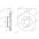 Bremseskive JURID 563677J 1