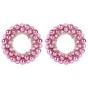  Julekulen Kransene 2 pcs Rosa 33 x 33 x 7 cm Polystyren