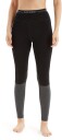 Icebreaker ZoneKnit 260 Leggings W'sjet heather/black XL
