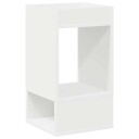 vidaXL Avlastningsbord Hvit 30 x 30 x 56 cm Konstruert tre