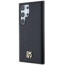 DKNY MagSafe-etui for Samsung Galaxy S24 Ultra i lærmønster - svart