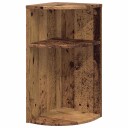 vidaXL Avlastningsbord Gammelt tre 29,6 x 29,6 x 60 cm Konstruert tre