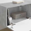  TV Veggskap 2 pcs Betong 60 x 31 x 29.5 cm Konstruert tre