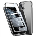 iPhone 11 Pro Magnetic Deksel med Herdet Glass Svart