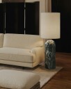 Gravity Floor Lamp Emerald / White