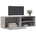  TV-benk grå sonoma 120x34x37 cm sponplate 8720845921675