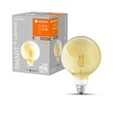 Ledvance Smart+ Globe 125 6W/824 klar filament gull E27 WiFi