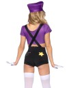 Waluigi Inspirert Damekostyme Small