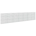 vidaXL Gabion med 3,5 mm tråd og 5x10 cm mesh 700x10x150 cm