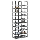  Skohyller 2 stk 10-lags svart 33x33x174 cm ikke-vevd stoff 8721158510129