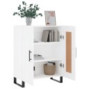 vidaXL Skjenk hvit 69,5x34x90 cm konstruert tre