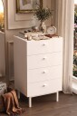 Kommode Hanah Home Luke 47,9 x 80,1 x 36,8 cm Hvit   Hvit