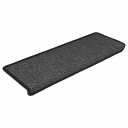  Selvklebende trappematter sisal 30 stk 65x21x4 cm antrasitt 8721288460042