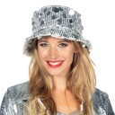 Wilbers & Wilbers Bucket Hat Paljetter Sølv One size 009336-V27