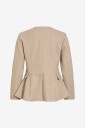Vila Vizikka L/S Waist Jacket/Bfs   Beige   42
