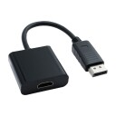 Eletra Dp 1,2 M   HDMI Af 0,2M kabel svart