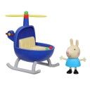 Peppa Gris helikopter med Katrine Kanin figur
