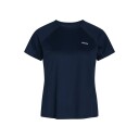 ZEBDIA Women Sports T-Shirt With Chest Print - Blue - M