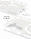 Ideal Of Sweden Clear MagSafe Case Golden Hearts (IDCLCMS-S24-506)