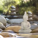 Rxs Hvit Buddha Figur 17 cm