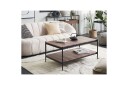 Soffbord Beliani Avoca Dark wood\|\|Black -