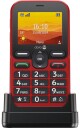 Doro Leva L10 4G Funksjonstelefon Rød med Microsd Slot