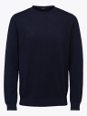 Selected Homme Berg Crew Neck Blå S