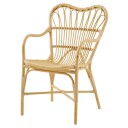 Sika Design Margret armlenestol kunstrotting naturfarget