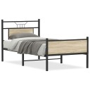  Sengeramme uten madrass sonoma eik 90x190 cm konstruert tre 4106972