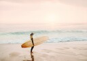 Surfer Cowgirl Plakat / 50x70cm