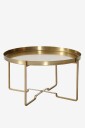 Ellos Home   Sofabord George Lavt Ø 57 cm   Messing