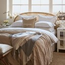 Lexington Checked Recycled Wool Pledd 130x170 cm