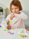 Plus Plus Midi Rosa Metallkoffert 70 Midi Pastell Byggeklosser