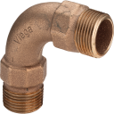 1,1/4" Gunmetall silisiumbronse bøy 90° N/N