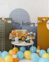 Partydeco Flg20 Vimpler Papir Flerfarget Bilde Bursdag 1 Stykker