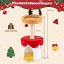 Festlig klatretre med sisalstolpe og koselig gjemmested