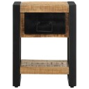  Nattbord 2 stk grovt heltre mangotre 8721158339416