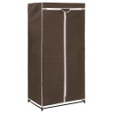 vidaXL Garderobeskap 2 stk brun 75x50x160 cm