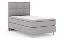 Select No 6 Komplett Sengepakke 120x200 Medium Lateks/Memory   Lysegrå/Metallben