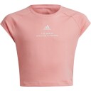 adidas Jam Cropped T-skjorte Barn Lyserosa 140