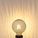 Lucande LED-pære E27 G95 4W 1 800 K dimbar rav