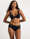 Lindex Bra Malva Iris - Black - D x 80