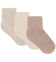 Minymo Sokker 3 pack Birch Minymo 11/14 Sokker Rosa