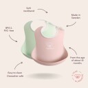 Babybjörn Smekke Soft 2pk Blek Grønn Rosa