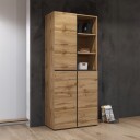 Garderobe Kors 3 dører - Wotan eik