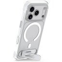 Decoded Hybrid MagSafe Deksel med Stativ til iPhone 18 Pro Max Frostet hvit
