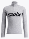 Swix RaceX Merino Half Zip Grå L