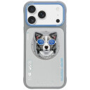 Nimmy MagSafe Mobildeksel for iPhone 17 Pro Max Cool Dog Grå