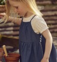 Müsli T skjorte   Rib   Spring Puff   Tofu/Nektar/Shell Blue   Müsli   6 år 116   T skjorte   Hvit